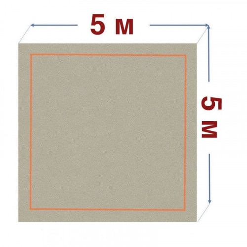 Ковер для художественной гимнастики (тренировочный) 5x5м